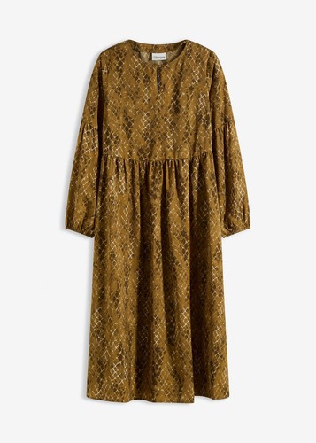 Midikleid aus fließendem