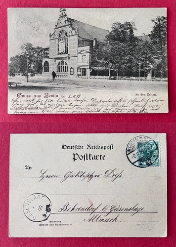 Berlin 1899 den zelten - ak,