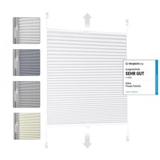 Plissee Klemmfix ohne Bohren Faltrollo verspannt Easyfix Blickdicht Lichtschutz