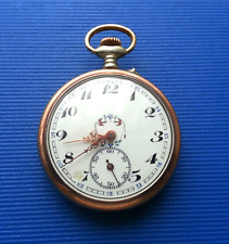 Alte Taschenuhr Remontior Swiss Made Cylindre 10 Rubis aus Metall die Uhr läuft