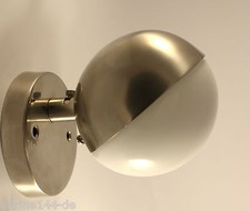 BAUHAUS Wandleuchte Wand-Lampe Gispen Design Opalglas Kugelleuchte vernickelt 