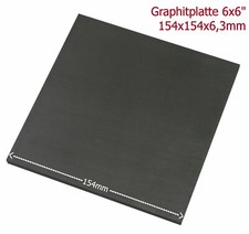 Graphitplatte 6x6" /
