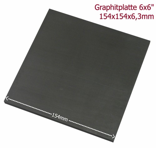 Graphitplatte 6x6 - ", /
