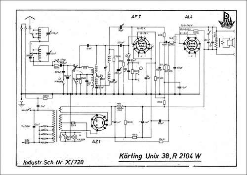 Schaltbilder körting radio - schaltbilder,