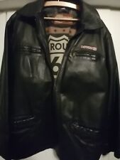 VB‼️Originale Herren Lederjacke Route 66 