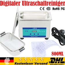 800ml Ultraschallreinigungsgerät Ultraschallreiniger Reiniger für Schmuck Brille