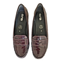 Damen Halbschuhe  Loafer Mokassins  Ballerinas Lackleder Gr. 39G