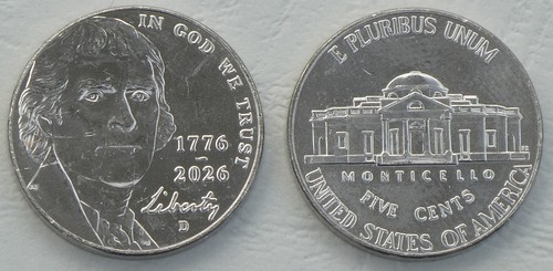 Usa cents semiquincentennial - usa, 5