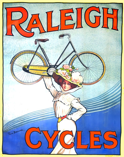 Raleigh cycles poster - cycles,