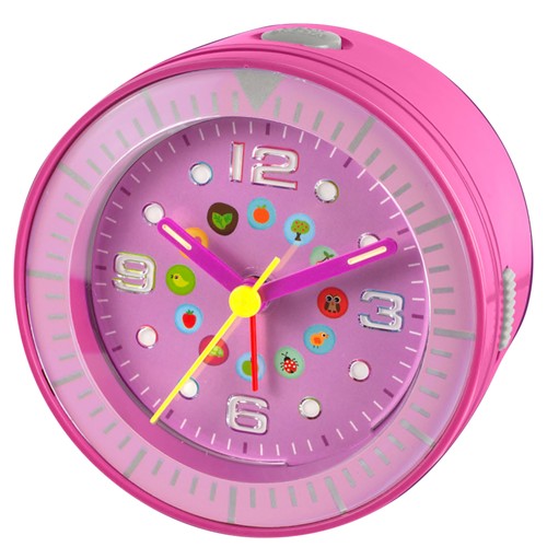 Kinder wecker lila analog - analog, led