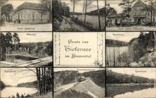 Ak Tiefensee Werneuchen in der Mark, Gamensee, Hotel... - 4738791