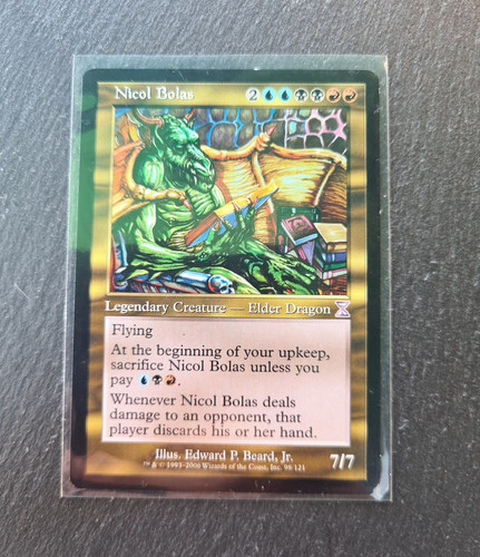 Mtg nicol bolas timeshifted - mtg,