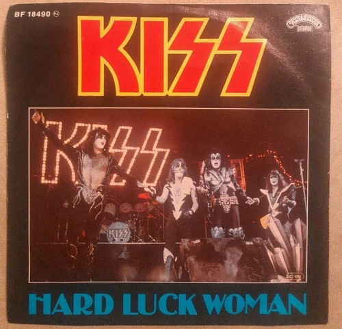 Vinyl single kiss hard luck - kiss,