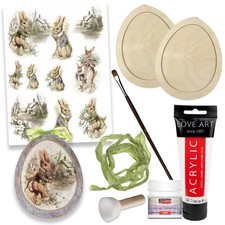DECOUPAGE KIT Ostereier aus