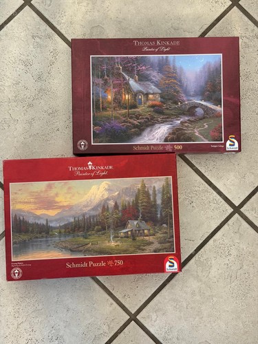 Thomas kinkade puzzle - kinkade,