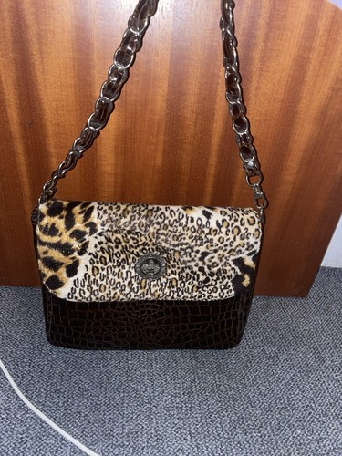Vintage handtasche leopard und - leopard,