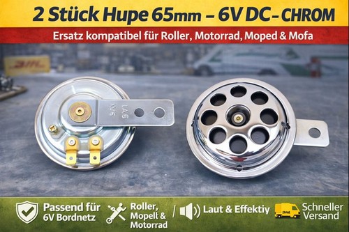 Hupe 65mm ersatz 6v dc - 65mm,