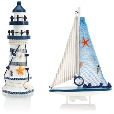 2-teiliges maritimes Deko-Set