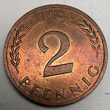 Münze brd 2 - 1, 1969
