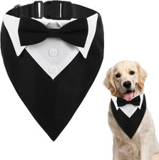 Hunde Smoking Set mit Fliege