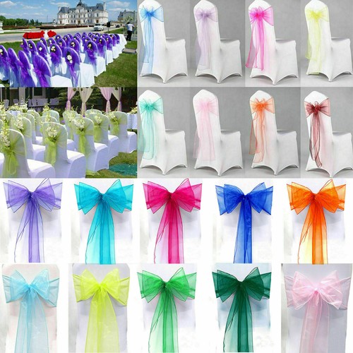 Organza stuhlschleifen - organza,