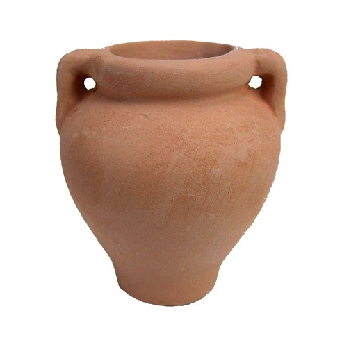 Amphore aus rotem ton mit - ton, 2