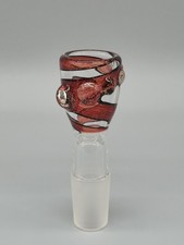 MaH Glass Red Dicroic Section 18.8 Crushed Opal Dots MaH2025 signed ROOR,Zenit