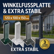 Premium Winkelfußplatte Extra