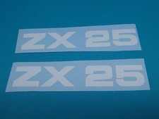 Zündapp ZX 25 Aufkleber Verkleidung Schriftzug Dekor weiß 460-10.102 Typ 460 