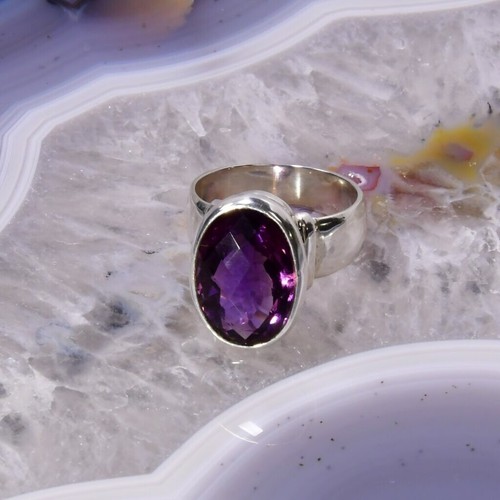 Amethyst ring 925er silber - amethyst, ring,