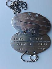 Bundeswehr 2 Erkennungsmarken