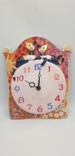 Porzellan Wanduhr Rosina Wachtmeister/Goebel Prado di Fiori 26 cm - Katzen 3D