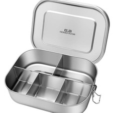 Edelstahl Brotdose Metall