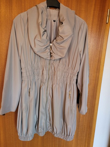 Longjacke sommermantel beige - longjacke,