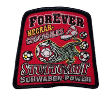 Forever Neckar Crocodiles Stuttgart Schwaben Power Aufnäher Fussball Patch