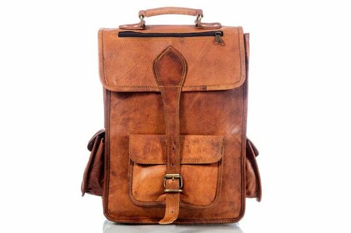 Leder rucksack für herren - rucksack,
