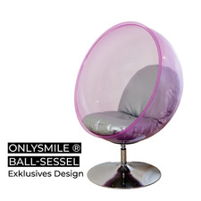 OnlySmile Ball-Sessel Pink Egg Chair für Beauty, Wellness, Spa Ausstellungstück
