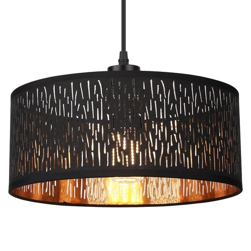 Hängelampe schwarz gold - hängelampe,