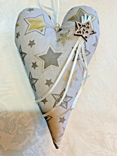 Herz ❤️ Tilda Landhaus Handarbeit Weihnachten Advent Tannenbaum Stern Nikolaus ❤