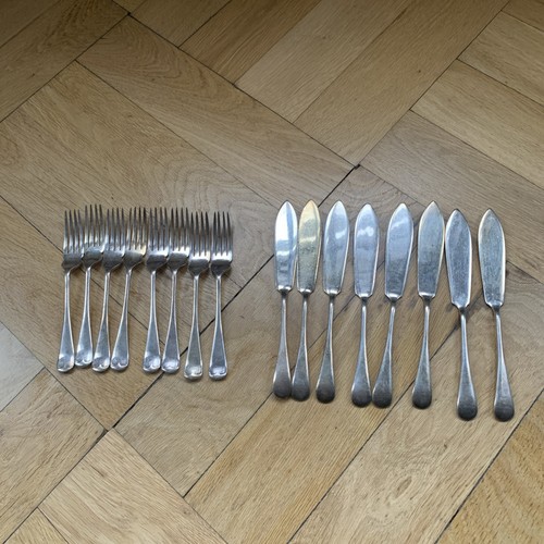 Fischbesteck versilbert für - fischbesteck,