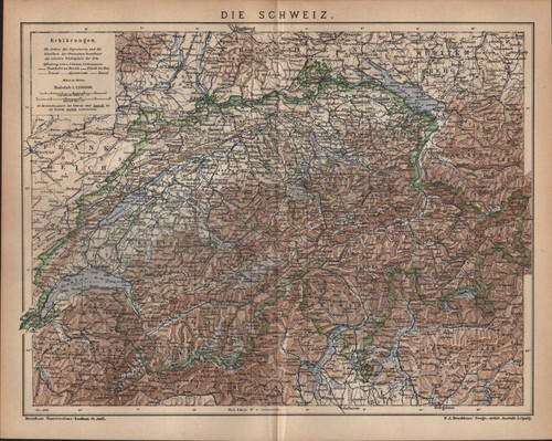 Landkarte map 1903 die - map, 1903: