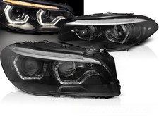 Xenon Scheinwerfer LED Tagfahrlicht für BMW 5er F10 F11 Schwarz 10-13 B-Ware #3