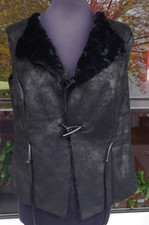 Bonita Weste Kunstleder Kuschelweste Gr. 42-44