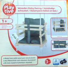 Playtive Holzbabyschaukel mit