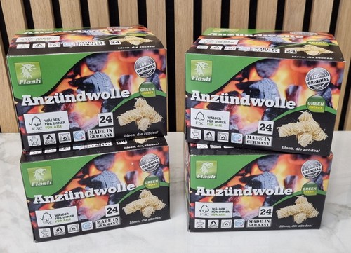 Flash anzündwolle 4x24 stück - flash,