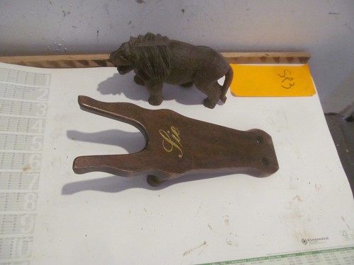 Schöne afrikanische holzfigur - schöne,