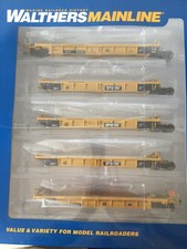 Walters 910-55644  5-Unit 40' Well car Trailer DTTX #740366 mit 10 Container