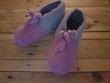 Filzschuhe - neu- Handarbeit - Gr. 40 - 42,  gefilzte Hausschuhe,