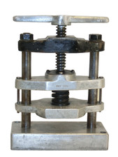 HANS WETZLER OFFENBACH A/M  PAT. ANG. F/8 Spindelpresse  Handpresse sehr Selten