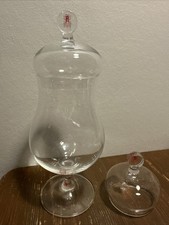 Asbach Uralt Glas Geniesserglas mit Deckel Glasglocke Alt / Selten Longdrinkglas